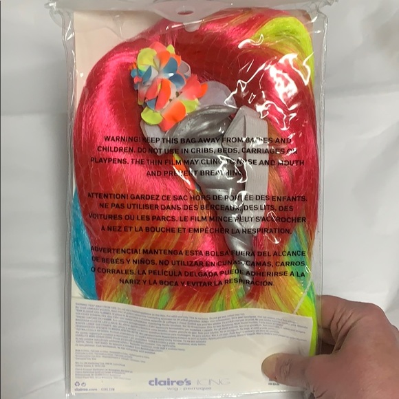 5/$30! MIX & MATCH! Icing RAINBOW UNICORN LONG WIG Costume Accessory! - Picture 4 of 4